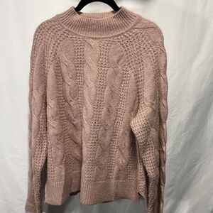 J. CREW Women's Salmon Alpaca Blend Knit Sweater Size M